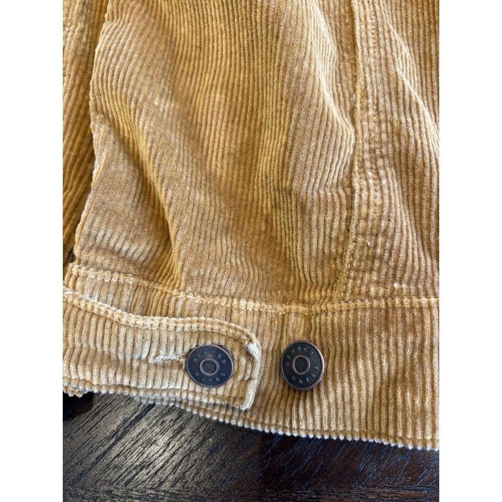 Denver Hayes Blue Jean Jacket‎ Wide Wale Corduroy Camel Colored Men's Size XXL - Picture 3 of 10